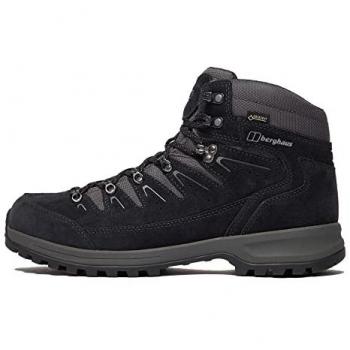 Botas de montaña para hombre Berghaus Explorer Trek GORE-TEX® impermeables y transpirables - Negro/Tamaño 11