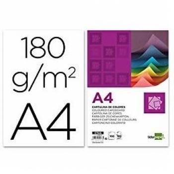 Liderpapel 180G/M2 - Cartulina, A4, Blanco