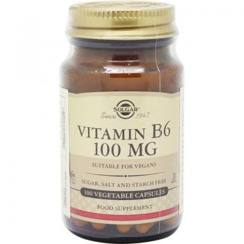Solgar Vitamin B6 100mg 100 Tablets