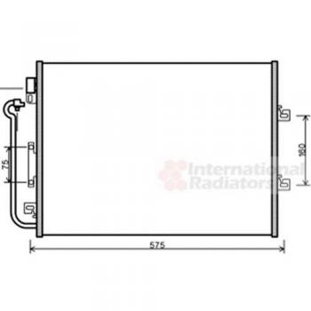 Van Wezel 43005454 condensador del sistema de climatización