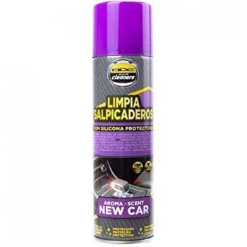 ABC CAR CLEANERS MOT60001 Spray Limpia Salpicaderos Aroma New Car con Silicona Protectora, 250 ml, Violeta