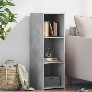 Armario de hormigón gris 30x41x93 cm madera multicapa