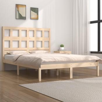 Estructura de cama madera maciza de pino 180x200 cm super king vidaXL