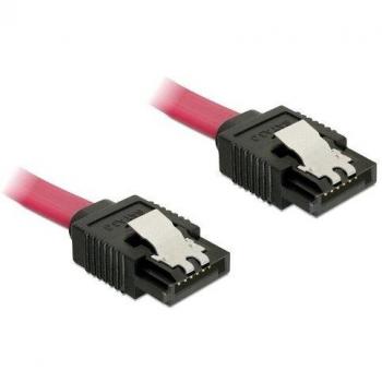 Cable SATA DeLOCK 82674 de 0,1 m en color Rojo