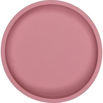 Tryco Dusty Rose Silicone Round Plate