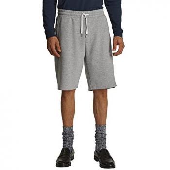Pantalón corto deportivo de hombre La Martina TMB300-FP538, algodón elástico, gris claro, oversize, talla S