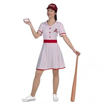 Disfraz para Adultos My Other Me Jugadora Baseball Vintage Rojo (2 Piezas) L