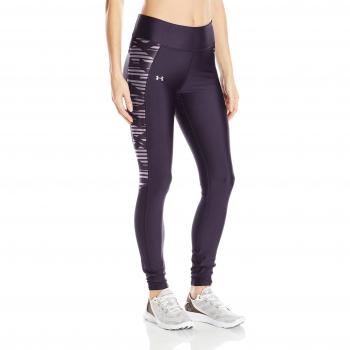 Underarmour Fly By Printed Leggings – Imperial Purple | Fresh Orchid, S/M