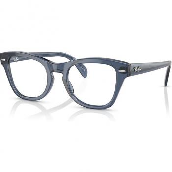 Ray-Ban Gafas Graduadas RX 0707V 8200 Armazones para Hombre Azules con Lentes Recetadas de 48 mm