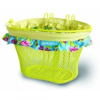 Basil Girls BAS301 - Cesta frontal para bicicleta lime green Talla:12-20 inch