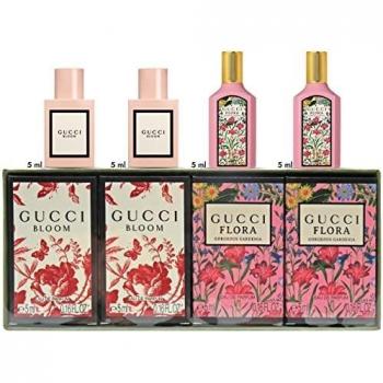 Gucci Miniatures Coffret: 2x Bloom EDP + 2x Flora Gorgeous Gardenia EDP 4x5ml/0.16oz