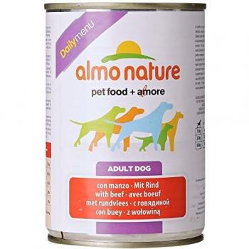 Almo nature daily dog menu pate con manzo gr 400 mangimi umidi per cani