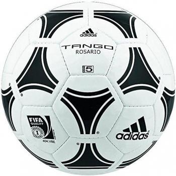 Adidas Tango Rosario Unisex Soccer Ball - Size 5, White/Black