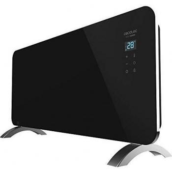 Cecotec Radiador Eléctrico Bajo Consumo Ready Warm 6770 Crystal Connection Con Wifi, 2000 W, Termostato Regulable, 2 Modos, Temporizador, Soporte de pie, Protección sobrecalentamiento, Silencioso