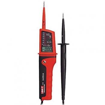 UNI-T UT15C Waterproof Digital Voltage Tester with AC/DC Measurement, Continuity Alert, and IP65 Rating
