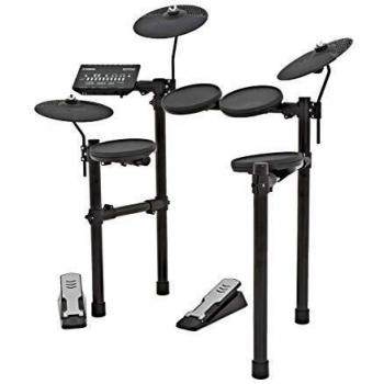 Batería Electrónica Yamaha DTX402K - Efectos Acústicos, Sonidos Electrónicos, 10 Funciones de Entrenamiento Integradas, App para iOS/Android, Incluye Auriculares, Sillín y