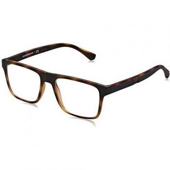 Emporio Armani Men's 0ea4115 Sunglasses, Matte Havana/Clear, 54