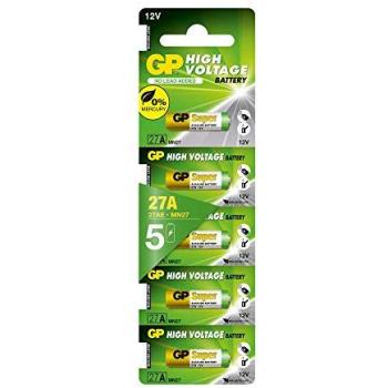 GP Alcalino Batería 27 A 12 V - 5 unidades gp27 a-c5 MN27 A27