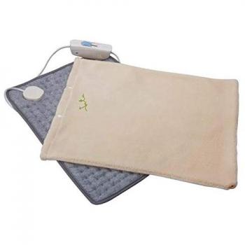 Jata PH15 Manta Eléctrica con Mando Regulador 4 Niveles Calor Inmediato Flexible, Suave y Transpirable Medidas 49 x 36 cm Funda Extraíble y Lavable Desconexión Automatica de Seguridad