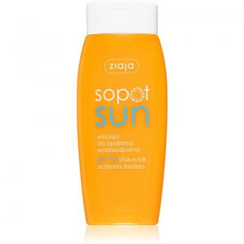 Emulsión Solar Hidratante Waterproof SPF 15 - Ziaja Sopot Sun 150ml
