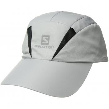 Salomon Gorra Unisex de Malla, Impermeable, XA Cap, Talla Ajustable, L/XL, Gris Claro, L40044700