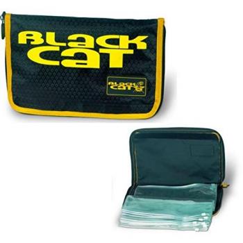 Black Cat Rig Wallet 19 x 30 cm, anzuelos
