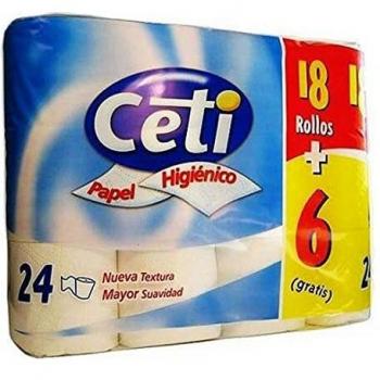 Papel Higiénico de Celulosa (Pack de 24)