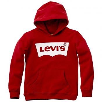Levi's Kids Sweater N91503A - Sudadera con capucha para niños, color rojo
