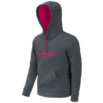 Trango Kura - Sudadera para niño de 10 años, color gris medio/rosa