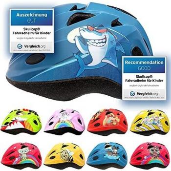 SkullCap® Casco de Bicicleta para Niños y Niñas de 2 a 7 años - Scooter de Ruedas y Bicicleta