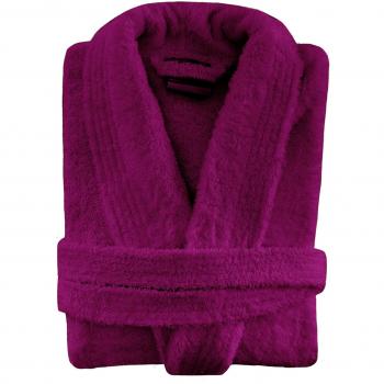 Eiffel Textile Albornoz Peinado, Algodón, Fucsia, 40x20x10 cm