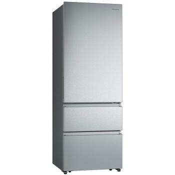Hisense RT641N4AIE Frigorífico Combi Inverter Multi Air Flow 493L No Frost Acero Inoxidable 200x70cm Clase E