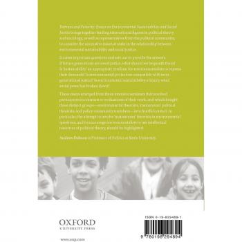 Environmental Sustainability and Social Justice Essays: Fairness and Futurity Edition