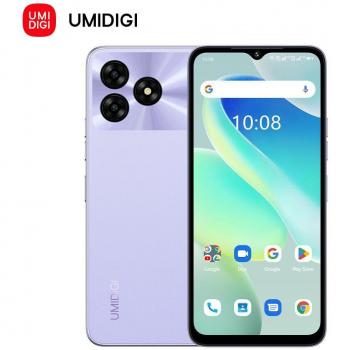 UMIDIGI G5 Smartphone, RAM 16(8+8)GB, ROM 128GB, color Graphite Black, versión global, Android 13, procesador Unisoc T606 octa-core, batería de 500