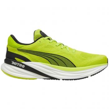 Zapatillas de running Puma Magnify Nitro 2 para hombre (verde/blanco)