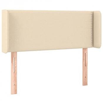 Cabecero LED Crema Tapizado 83x16x78/88 cm