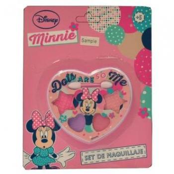 Kit de sombras de ojos Minnie con estuche y brochas incluidas