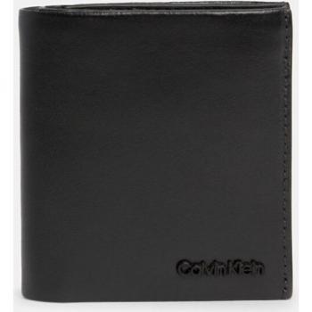 Calvin Klein Minimal Focus Monedero De Piel Negro