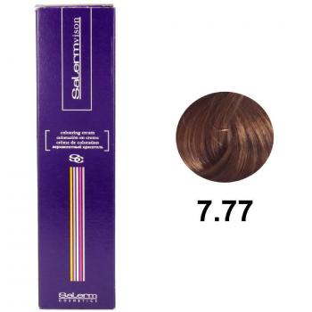 Salermvison 7.77 Intense Brown Blonde Hair Dye - 75ml
