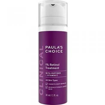 Paula’s Choice 1% Retinol Anti-aging Wrinkle Day/Night Cream for Face & Eyes with Licorice Root Extract, Vitamin C, Peptides - Ideal for All Skin Types – 30 m