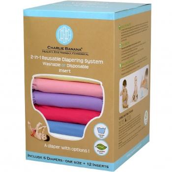 Charlie Banana Taille unique Couche Value Pack - Princesse
