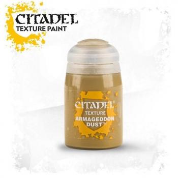 CITADEL TECHNICAL ARMAGEDDON DUST - Polvo de textura para miniaturas, acabado mate, color gris oscuro, ideal para crear efectos de desgaste y suciedad en modelos de guerra, fácil aplicación con pincel o esponja