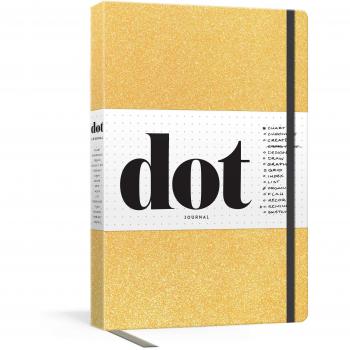 Gold Dotted Bullet Journal by Potter Gift