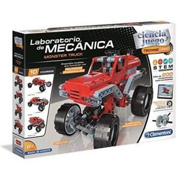 Clementoni - Mechanics - Monster truck - juego de construcciones mecánica, a partir de 8 años, juguete en español