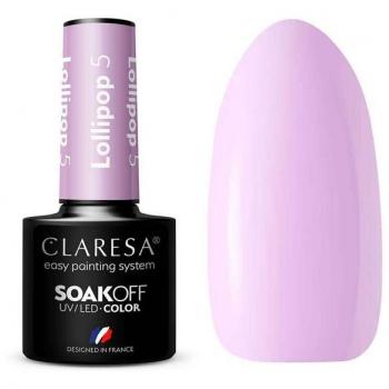 Esmalte Semipermanente Soak Off Claresa 5ml Lollipop