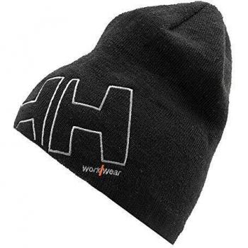Unisex Black Helly Hansen Workwear Beanie