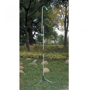 Ducha de Jardín Exterior de Aluminio con Trípode y Grifo
