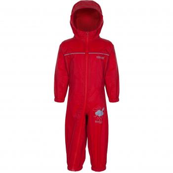 Regatta Unisex Kids Puddle IV Waterproof Puddle Suit - Red - 18-24 Months
