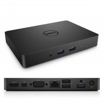 Docking Station Dell WD15 USB-C 180W con soporte para 2 pantallas, 4 puertos y velocidad de transferencia USB 3.2 Gen 1, color negro