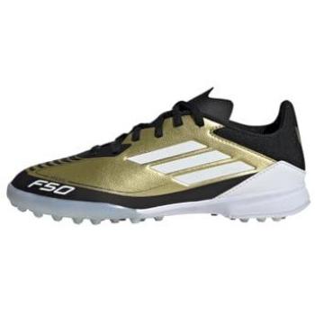 Adidas F50 Messi League TF Botas de Fútbol Niño Multitaco y Terreno Duro Oro 35